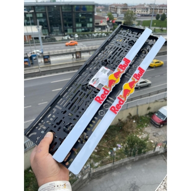 Red Bull Özel Tasarım Lüks Pleksi Plakalık