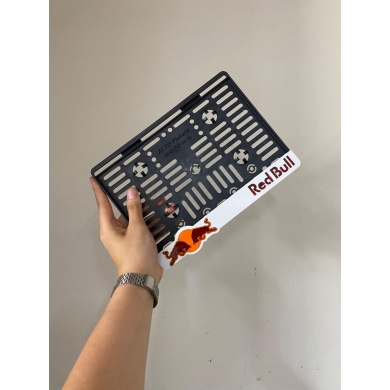 Redbull Özel Tasarım Lüks Motosiklet Pleksi Plakalık