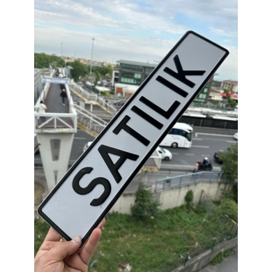 Satılık Yazılı Beyaz Dekor Plaka, Yazi Dekor Plaka, Isme Özel Plaka, Galeri Plakası